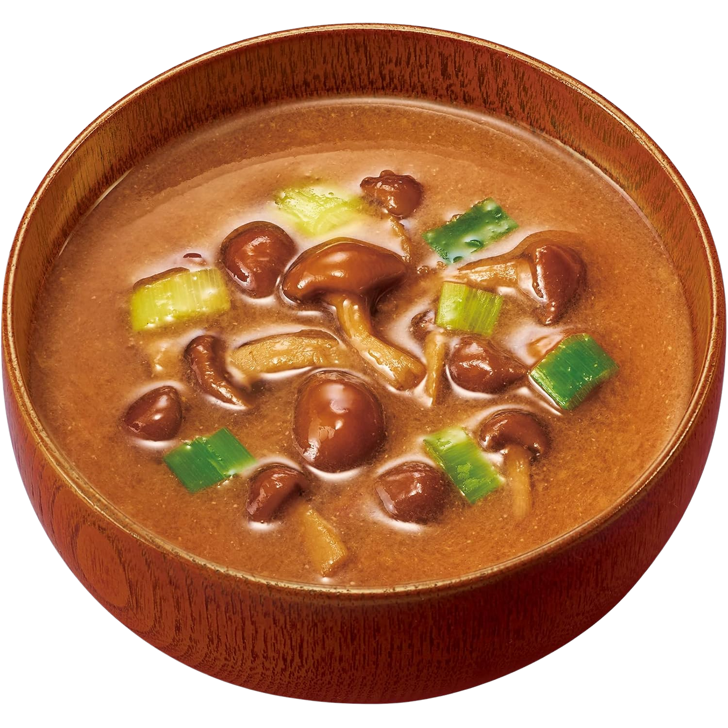 Miso Soup Red Dashi with Nameko Mushrooms