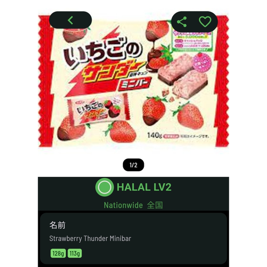 Strawberry Thunder Mini Bar