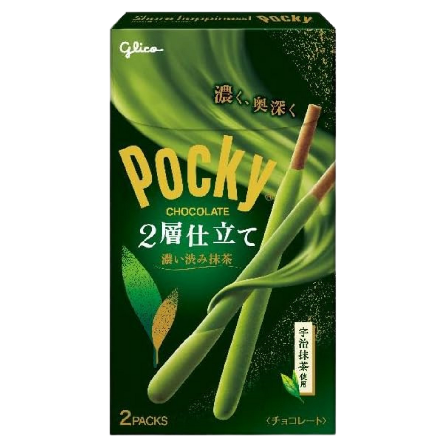 Pocky Two Layer Rich Matcha