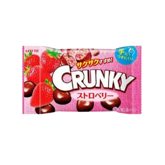 Lotte Crunky Pop Joy Strawberry