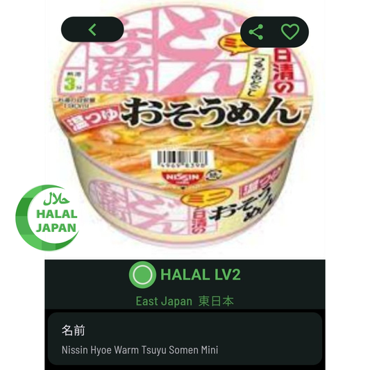 Nissin Warm Tsuyu Somen Mini