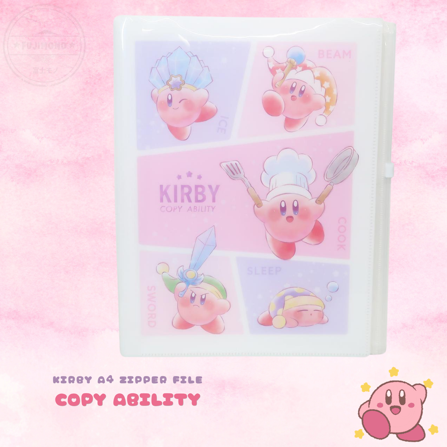 Limited Kirby Cute Stationery Set (10 Items)