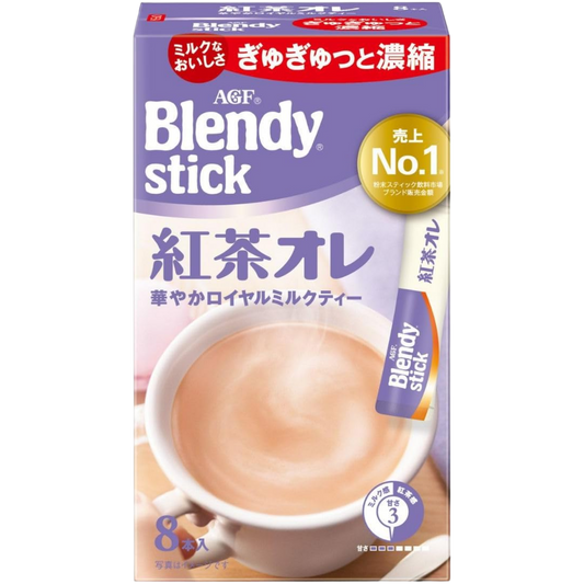 AGF Blendy Stick Black Tea au Lait, 8 Sticks