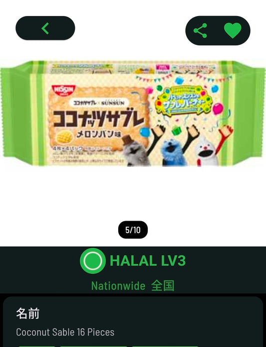 Nissin Cisco Coconut Sables Melon