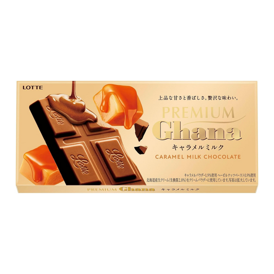 Lotte Premium Ghana Caramel Milk
