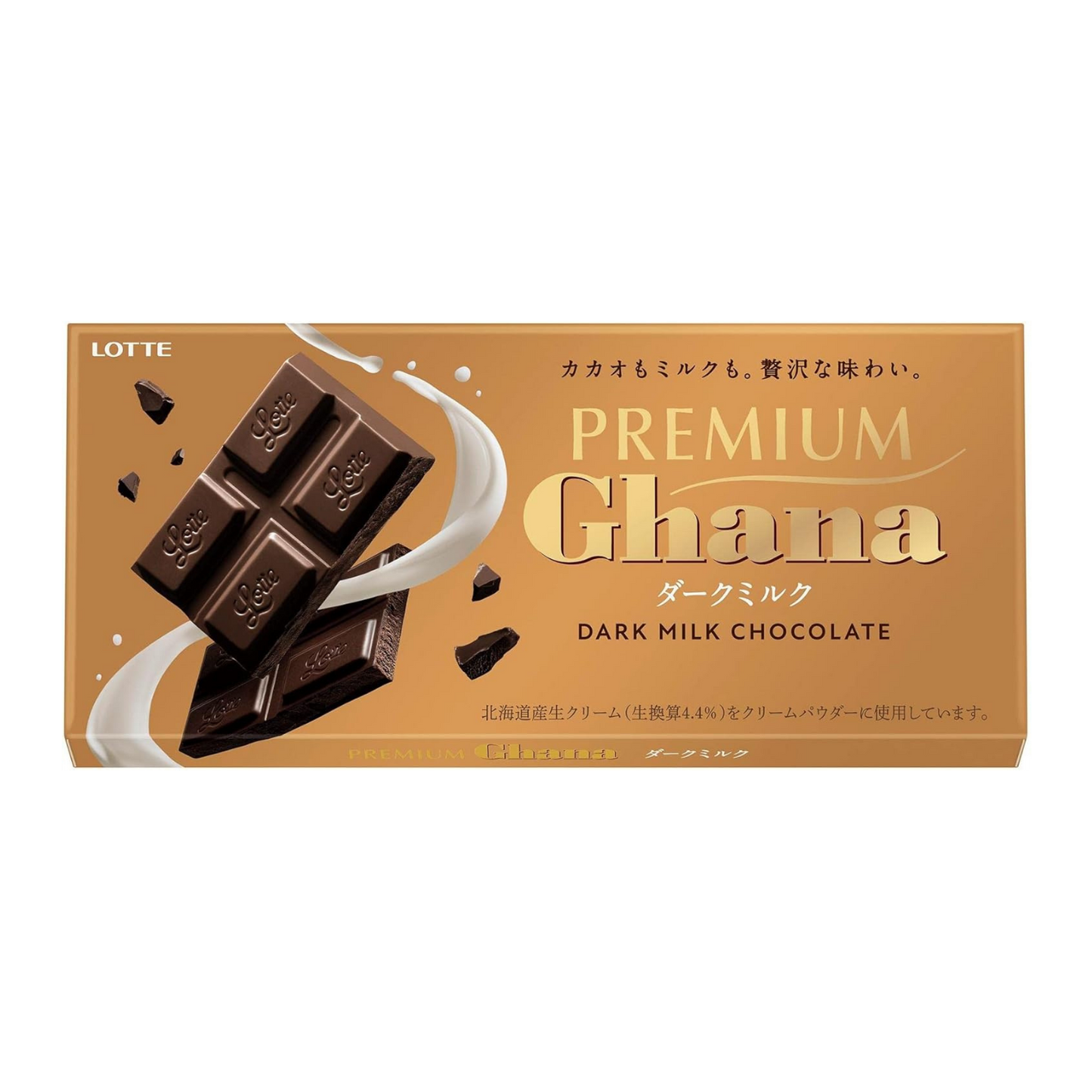 Lotte Premium Ghana Dark Milk Chocolate