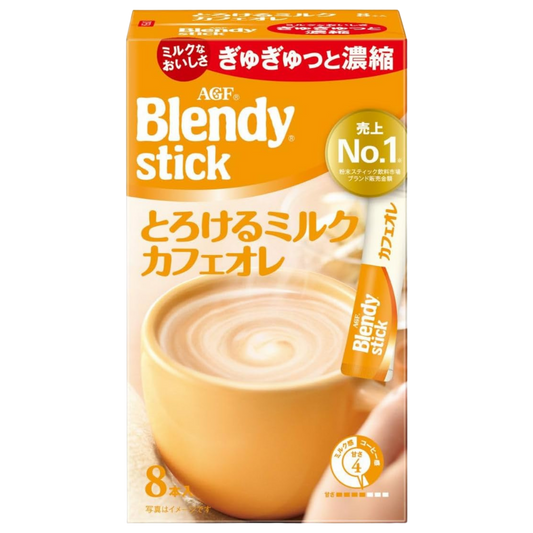 AGF Blendy Stick Melting Milk Café au Lait 8 Sticks