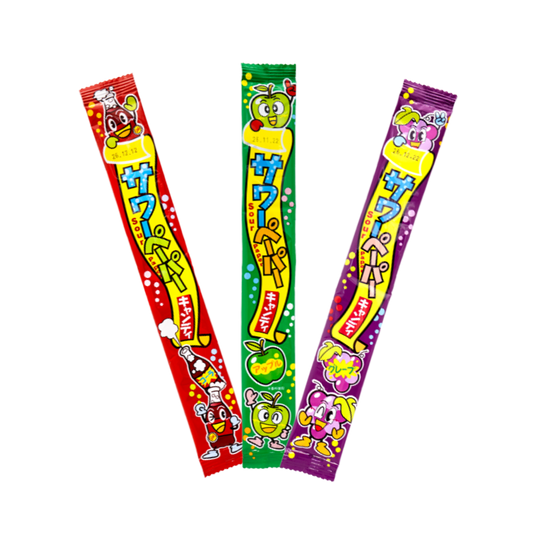 Yaokin Sour Paper Candy Assorted Set (Apple, Grape & Cola)
