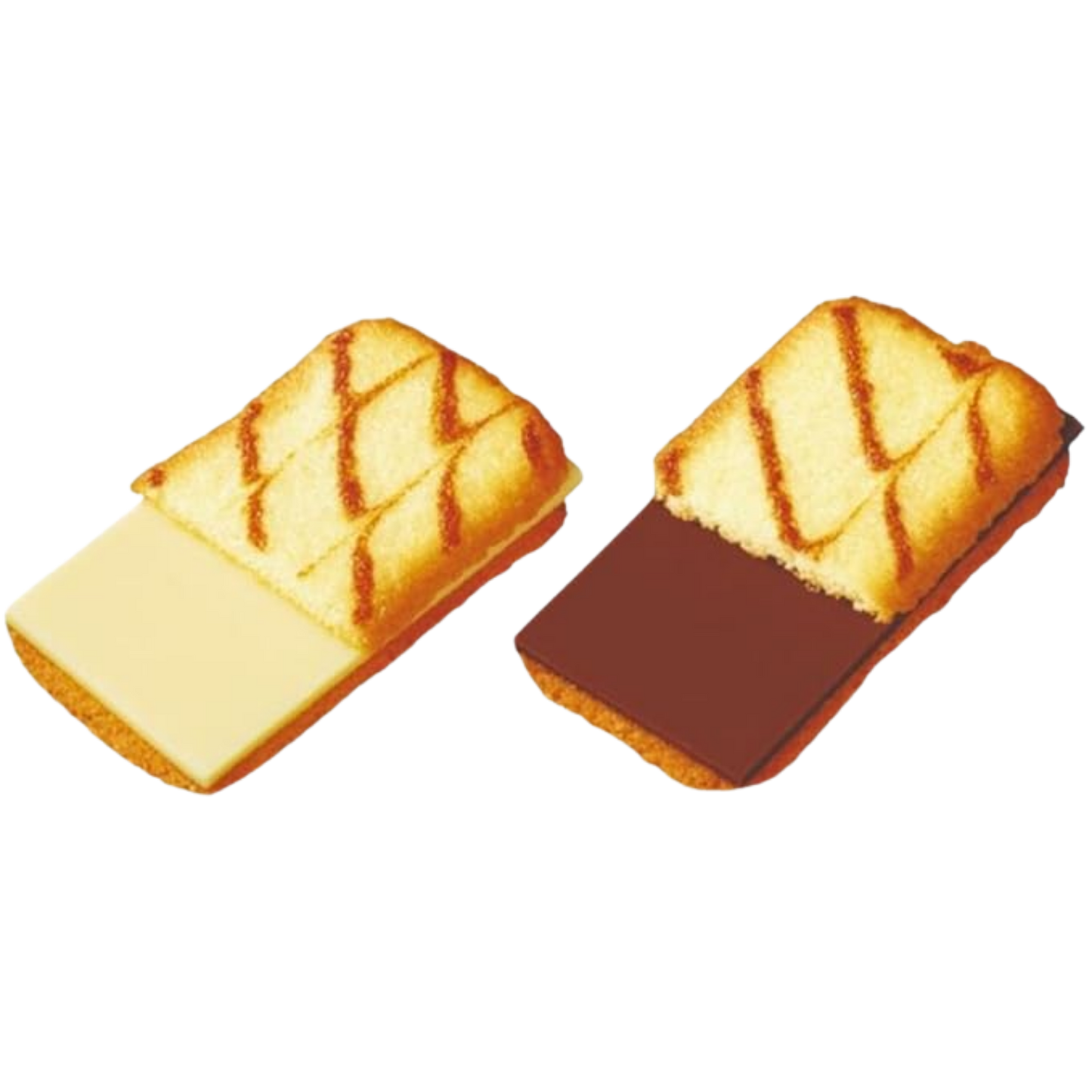 Bourbon Branchure White and Chocolate 16 pieces