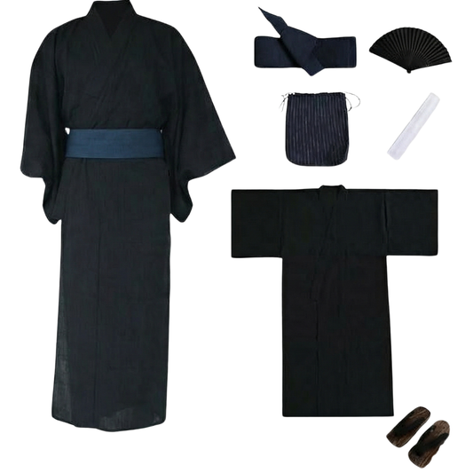 Men’s Shijira-Weave Yukata Set