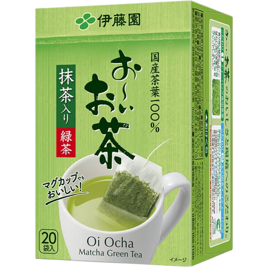 Ito En Oi Ocha Green Tea with Matcha (20 Tea Bags)