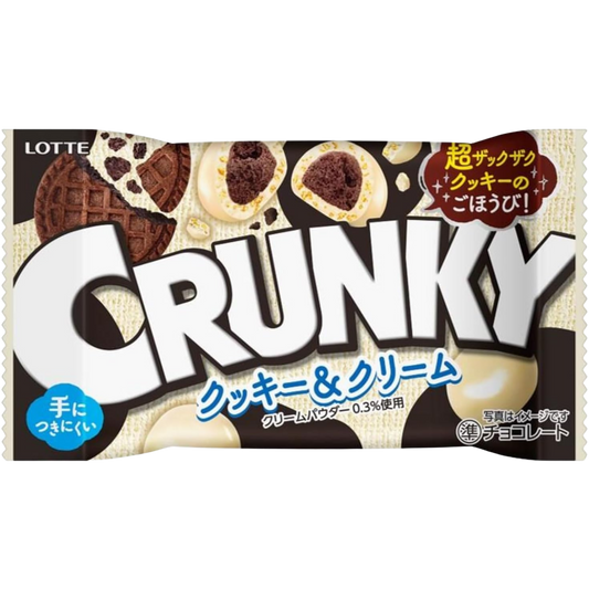 Lotte Crunky Ball Pop Joy Cookie & Cream