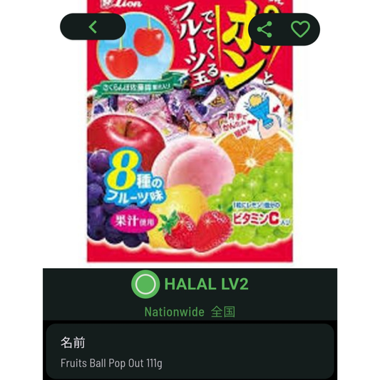 Limited-edition Lion Fruit Ball Candy