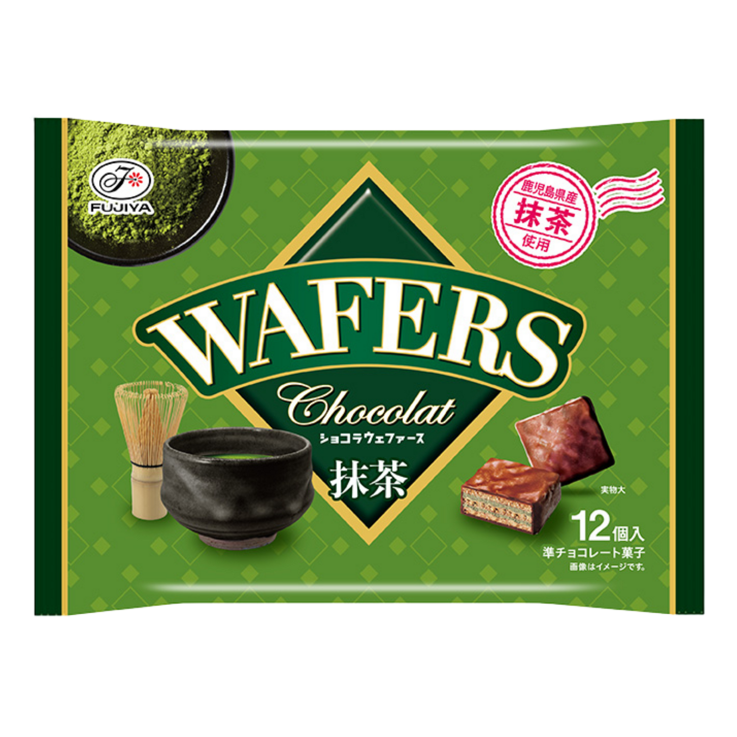 Fujiya Chocolate Wafers Matcha