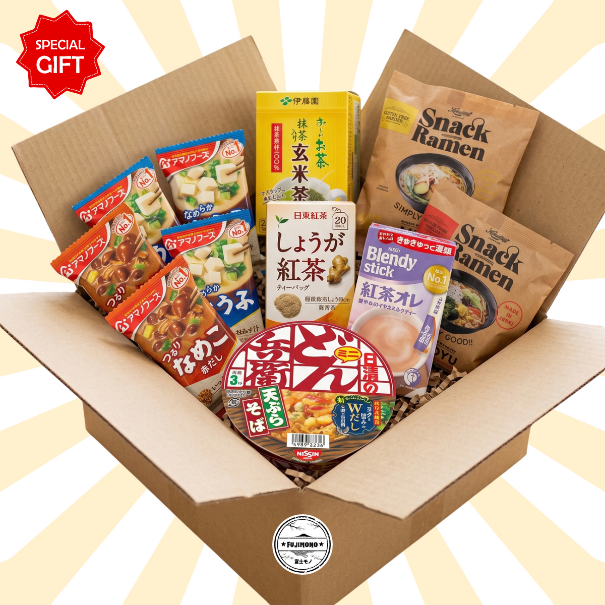 Box A: Japanese Ramen & Tea Box