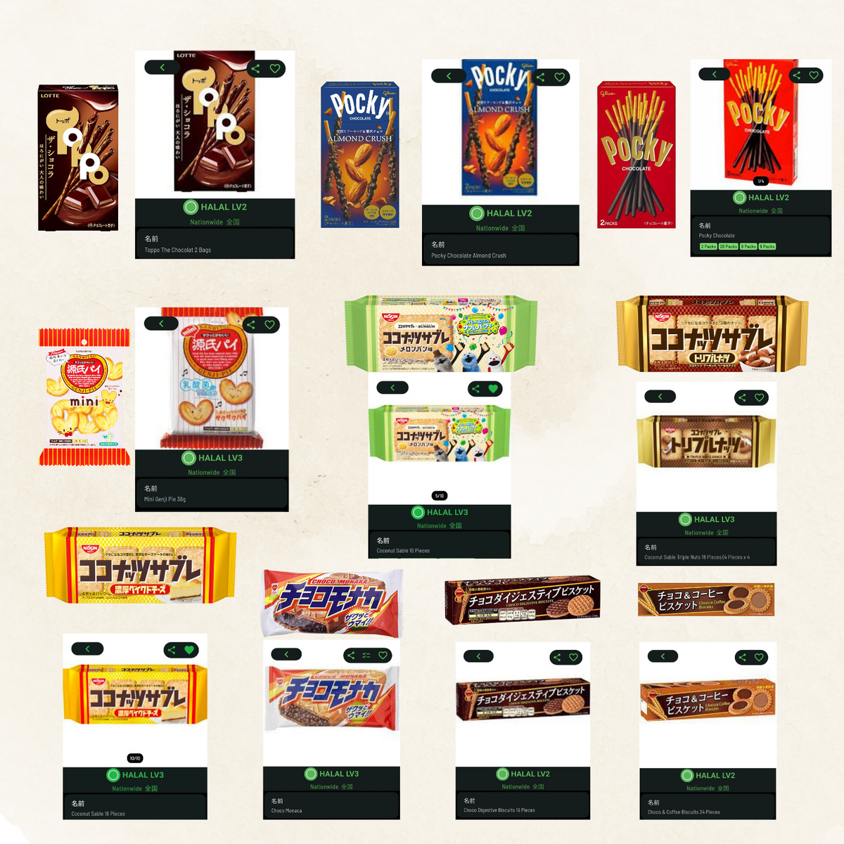 Box C: Japanese Biscuit & Chocolate Box