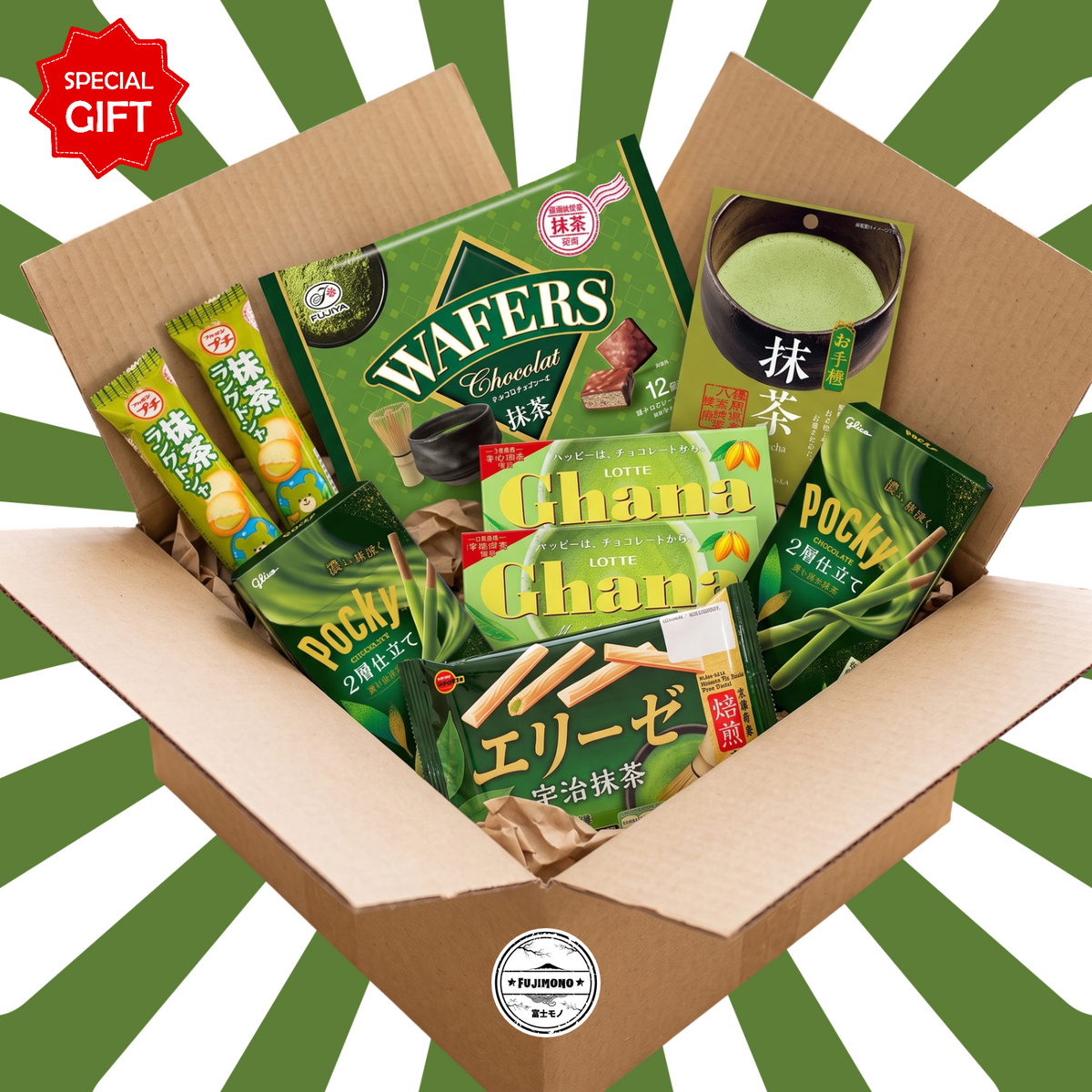 Box D: Japanese Matcha Snacks Set